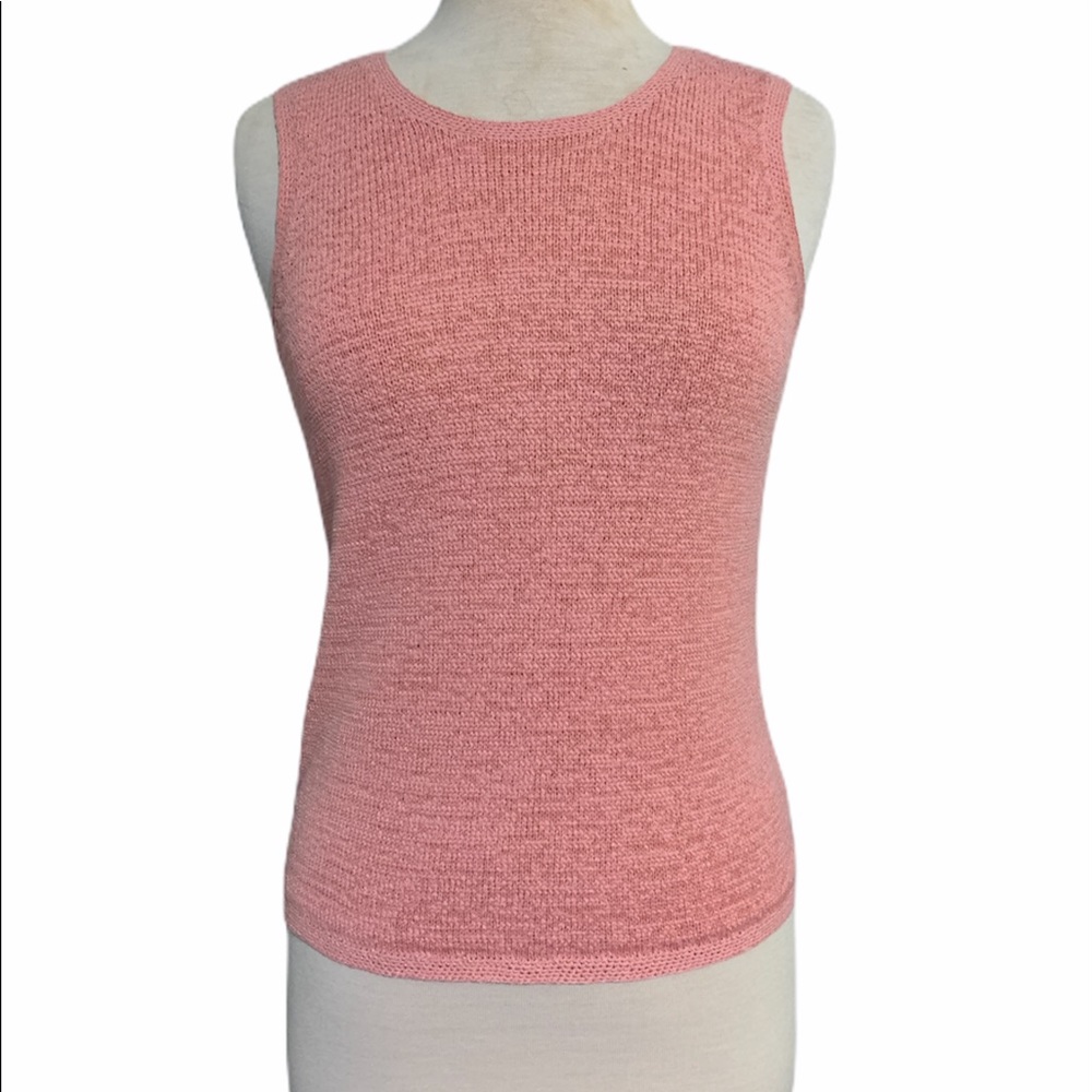 Pendleton Women‎ Medium Pink Sleeveless Crewneck Top